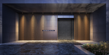 リスティア武蔵浦和ブリシアコート　エントエランスアプローチ完成予想図