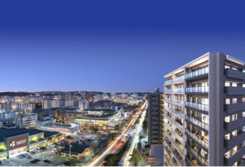 ワイズエステムコート新都心上之屋II　外観完成予想図2