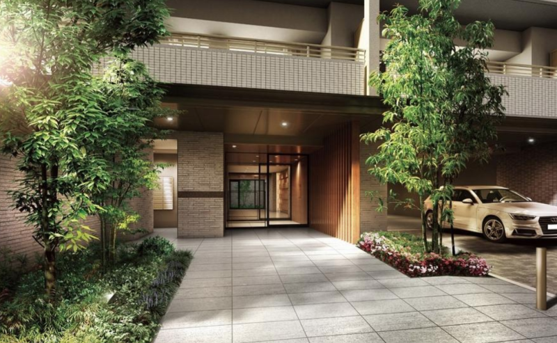 ファイル:エスリード守山セントラル エントランスアプローチ完成予想図.png