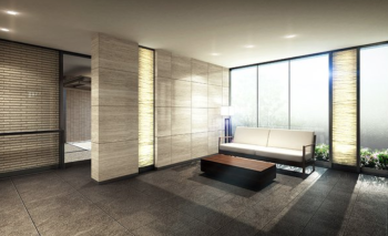 サーパス水戸駅南平和公園　エントランスホール ラウンジ完成予想図