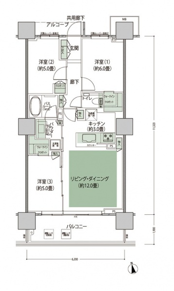 ファイル:セントラルレジデンス調布lo 1030.jpg