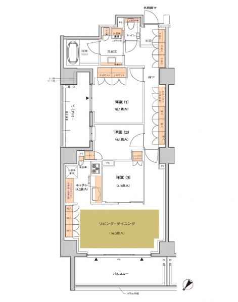 ファイル:ブランズ六義園アヴェニューplan a.jpg