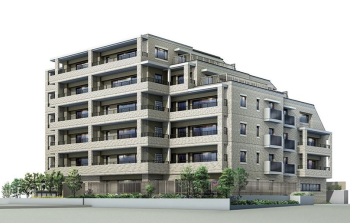 ワコーレ夙川羽衣町　外観完成予想CG1