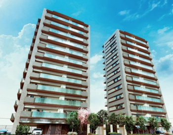 クレヴィア南千住 RIVER SIDE TWIN　外観完成予想CG