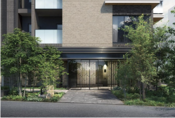 シエリア代官町　エントエランスアプローチ完成予想図