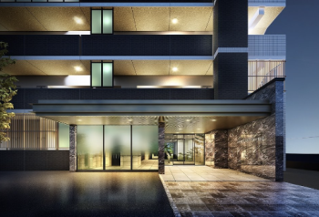 アルファステイツ米原　エントエランスアプローチ完成予想図