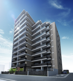 グランドパレス博多板付テラス　外観完成予想図