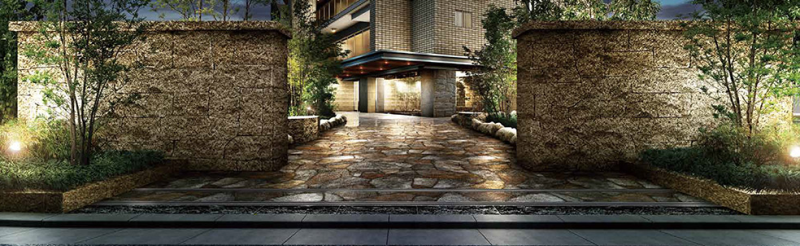 ファイル:レーベン浜寺公園 エントランスアプローチ完成予想図.png