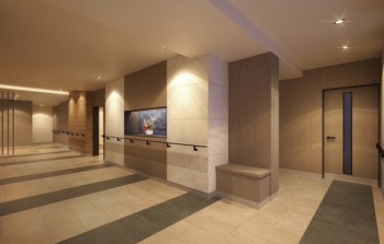 アルファスマート谷山緑地壱番館　エントエランスホール完成予想図