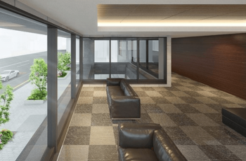 エイルマンション藤崎宮前ロゼア　ラウンジ完成予想図