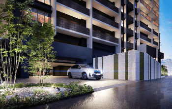 ザ・サンパーク小倉駅タワーレジデンス　リングシャッターガレージ完成予想図