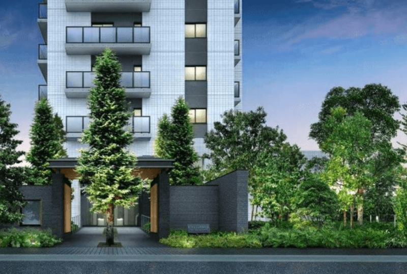 ファイル:シティテラス住吉 エントエランスアプローチ完成予想図.png