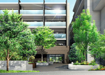 デュオヒルズ南町田THE GARDEN エントランスアプローチ完成予想CG