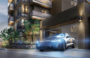 マストスクエア一社　駐車場シャッターゲート完成予想図（設置率100％）