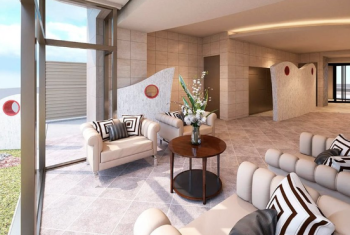 ラシュレ新大阪URBAN CROSS　エントエランスホール完成予想図