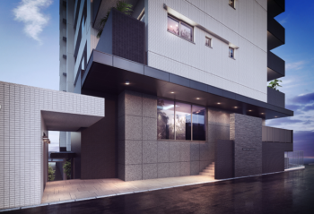 アルファステイツ住吉II　エントランスアプローチ完成予想図