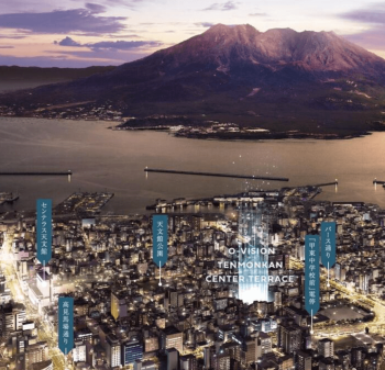 オーヴィジョン天文館センターテラス　周辺写真CG合成