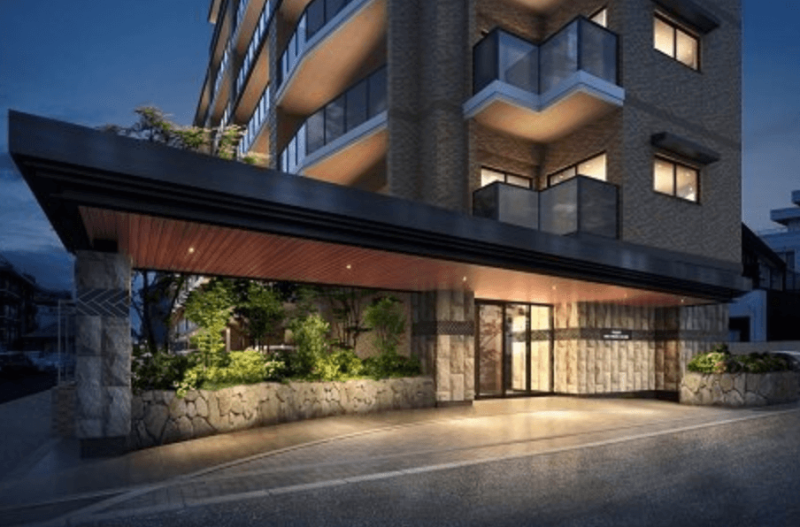 ファイル:グランフォーレ箱崎九大前駅レジデンス エントエランスアプローチ完成予想図.png