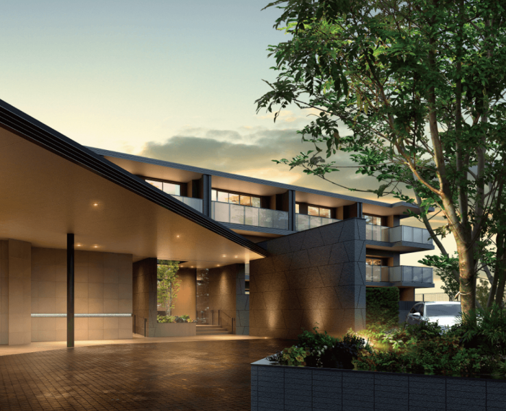 ファイル:パークナード横濱上大岡 エントランスアプローチ完成予想CG.png