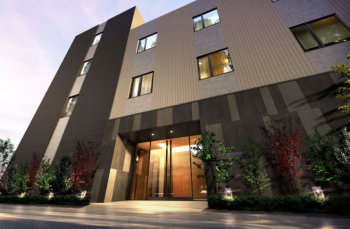 ベルジュール町田中町　外観 エントランスアプローチ完成予想CG