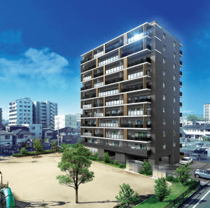 ポレスター高崎ザ・ステーションイースト　外観完成予想図1