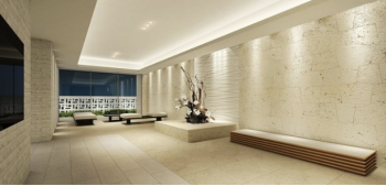 ライオンズ那覇三原マスターズゲート　エントランスホール完成予想図