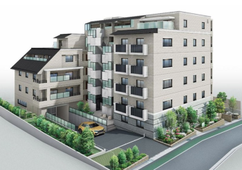 ワコーレ夙川羽衣町　外観完成予想CG2