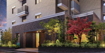 エヌヴィ六甲篠原　エントランスアプローチ完成予想図