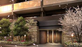 クレヴィア甲子園四番町　エントランスアプローチ完成予想CG