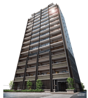 サンクレイドル浅草レジデンス　外観完成予想図