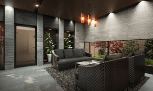 オーヴィジョン夢咲公園　ラウンジ完成予想図