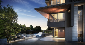 グラディス富山 碧ノ杜　エントランスアプローチ（東側）完成予想図