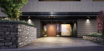 サーパス浜松城公園　エントランスアプローチ完成予想CG