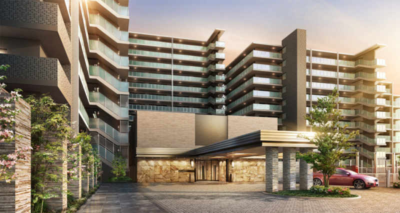 ファイル:ジオ千里中央 ザ・レジデンス車寄せ.jpg