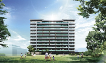 パークホームズ海老名ブルームプレミア　外観完成予想CG