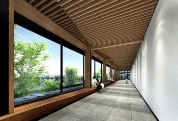 プラウドシティ所沢　独立共用棟2階 コリドー完成予想図