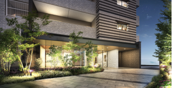 アルファスマート西福原　エントランスアプローチ完成予想図