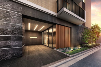 オープンレジデンシア神宮前　エントランス完成予想CG