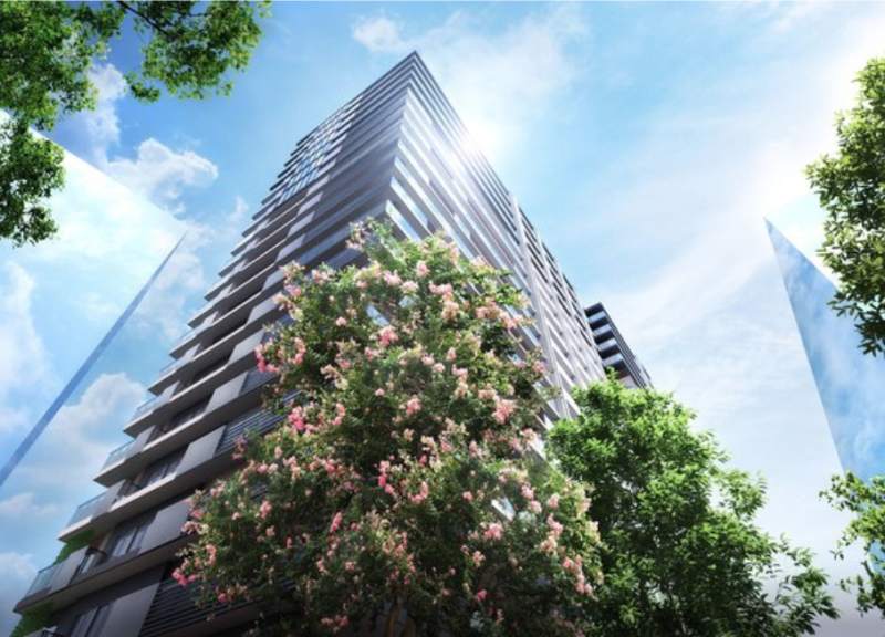 ファイル:プラウドシティ日吉 レジデンスＩ外観完成予想図1.png