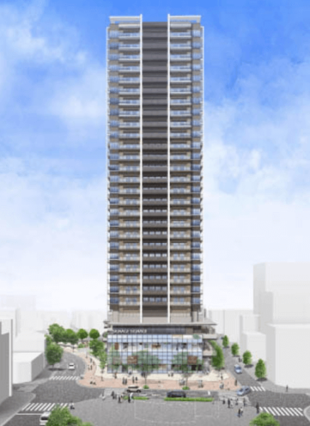 ファイル:平井五丁目駅前地区第一種市街地再開発事業 外観完成予想図.png