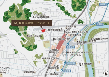MJR熊本駅ガーデンコート　現地案内図