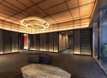 ライオンズ岐阜殿町マークスフォート　エントランスラウンジ完成予想図