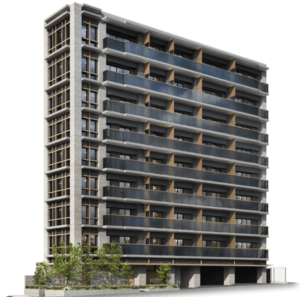 ファイル:ローレルコート生駒ザ・レジデンス 外観完成予想図.png