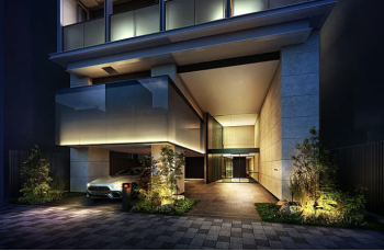 アトラス三田　エントエランスアプローチ完成予想図