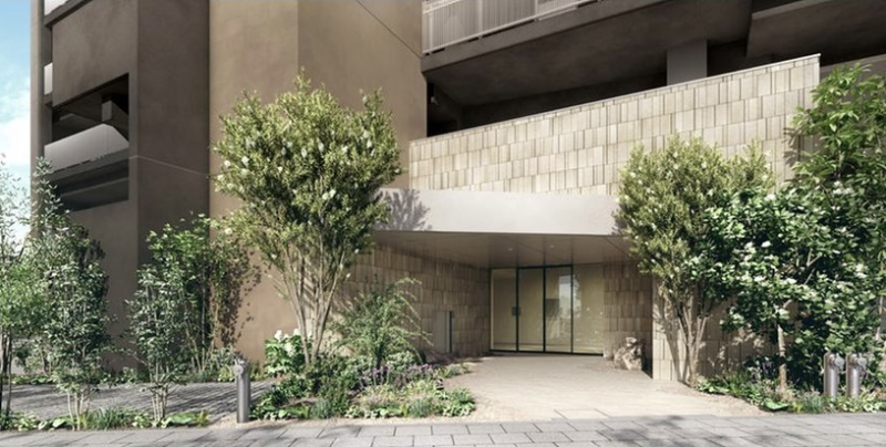 ファイル:イニシア千住大橋ステーションフロント エントエランスアプローチ完成予想図.png