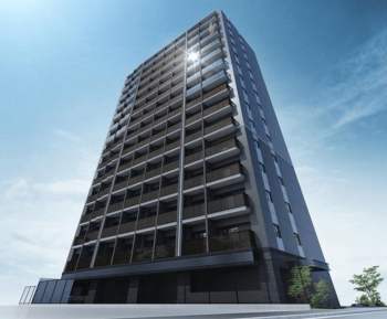 オープンレジデンシア博多住吉　外観完成予想図