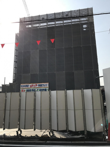 ファイル:カサーレ上新庄ステーションプレミアム建設中2.jpg