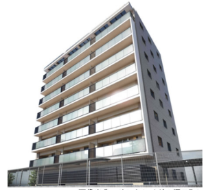 サンクレイドル塚口町　外観完成予想CG