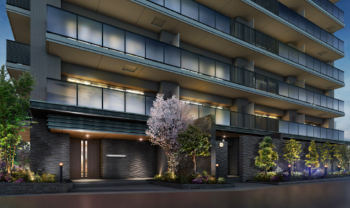 サンメゾン岐阜長良エルド　エントランス完成予想図