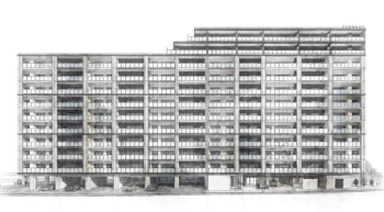 ファーネスト長与レジデンス　外観完成予想図